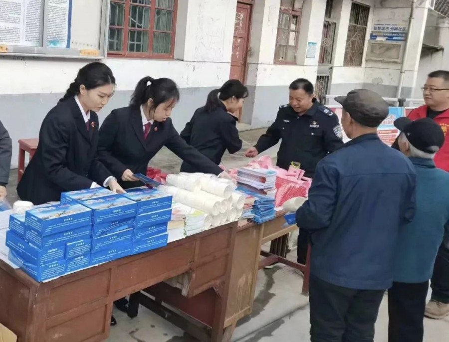渭滨检察：送法进乡村普法暖人心…